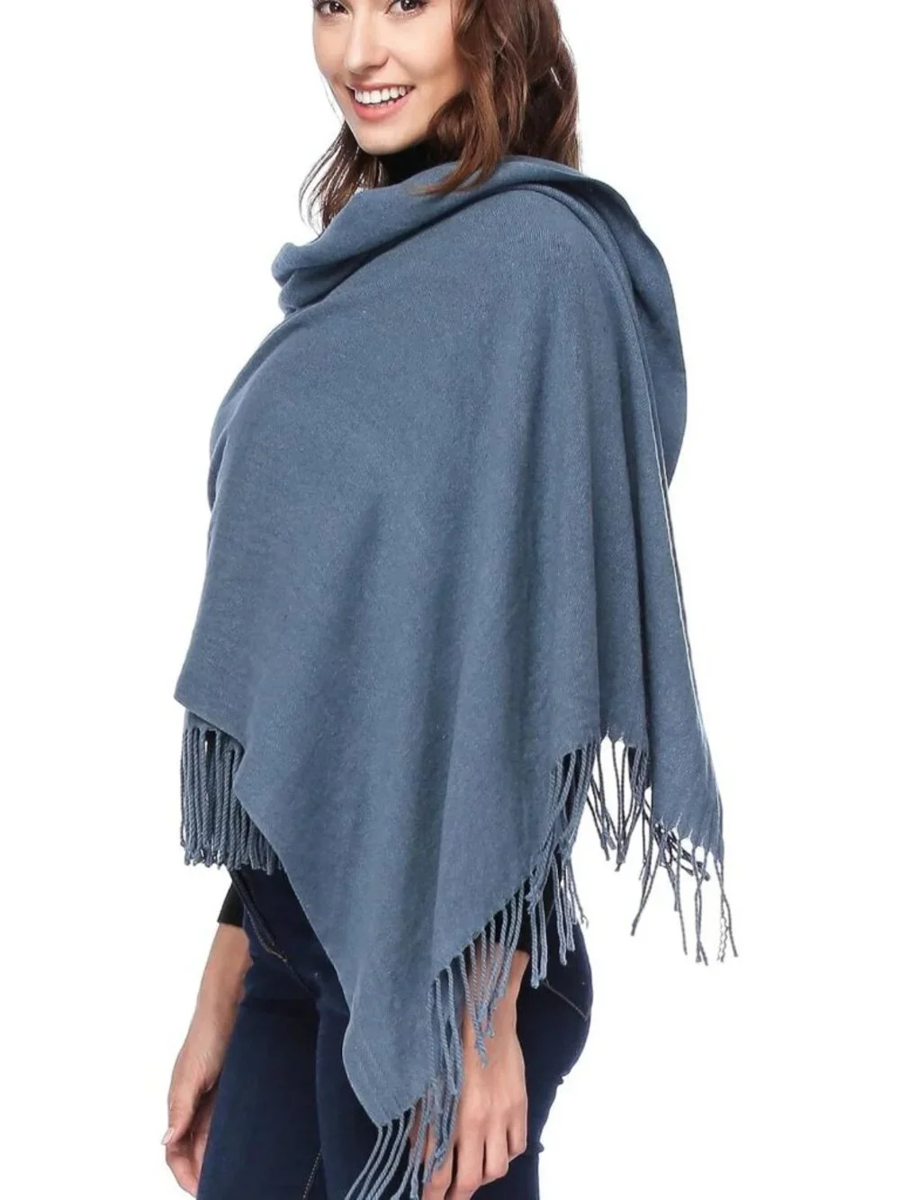 Extra Large Soft Pashmina Shawl Wrap - Cozy Winter Scarf & Travel Blanket Gift